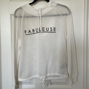 Mesh hoodie!